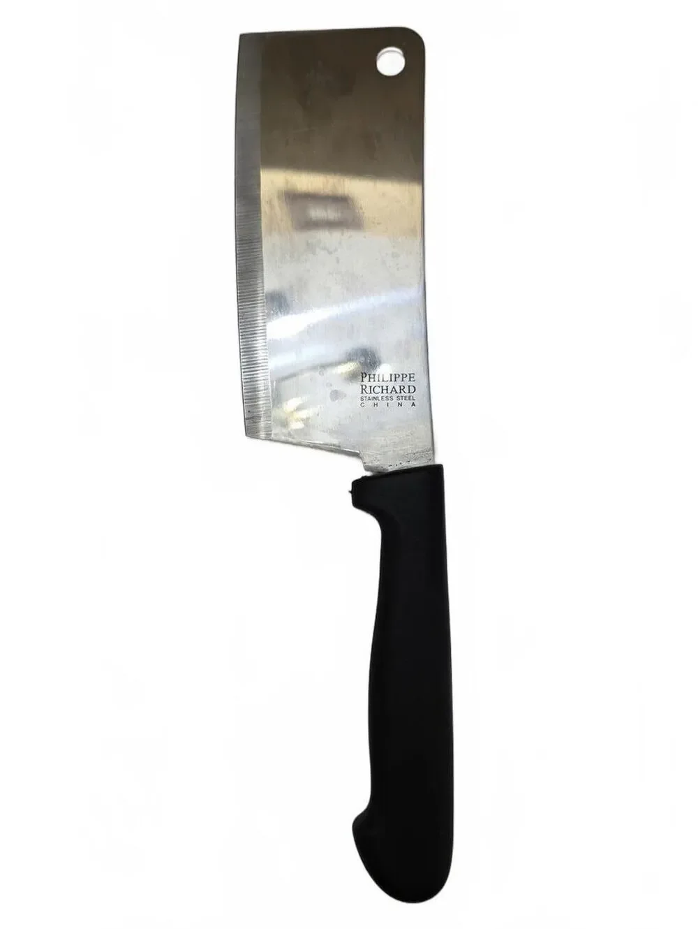 Philippe Richard Stainless Steel Meat Cleaver Heavy Duty Kitchen Knife Black